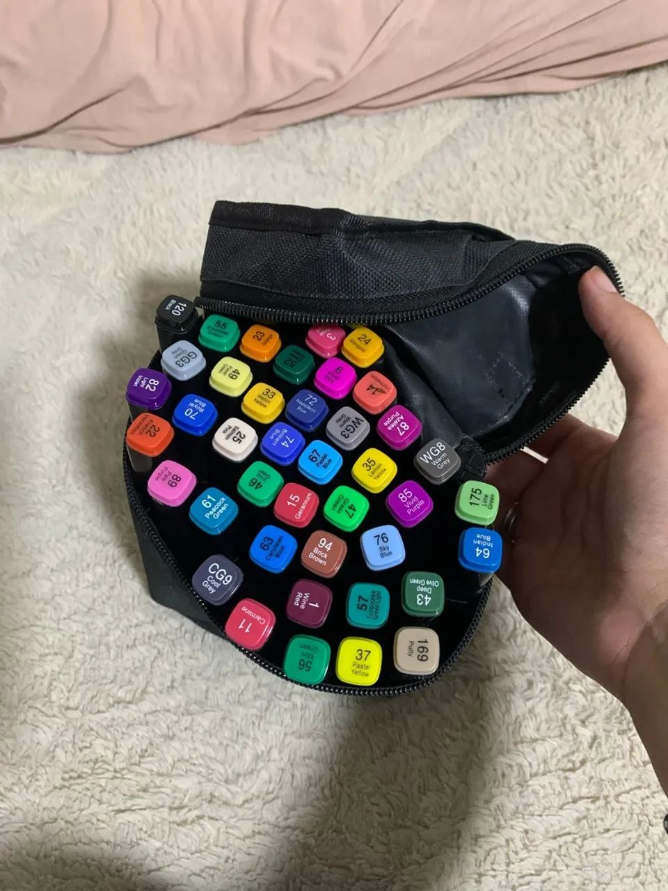 Kit 48 canetas de colorir