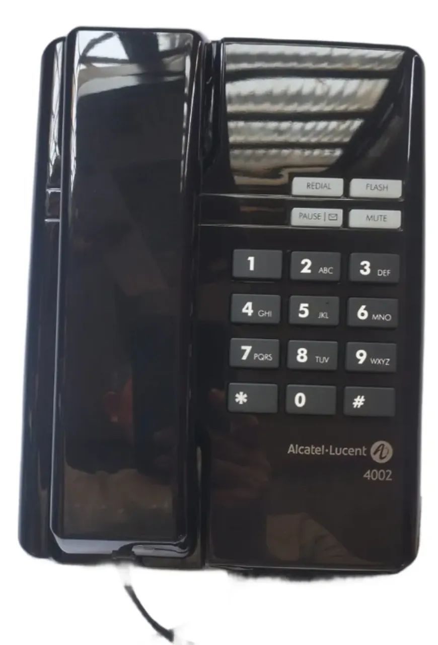 Aparelho Telefônico - Alcatel Lucent 4002 Preto - Foto 6