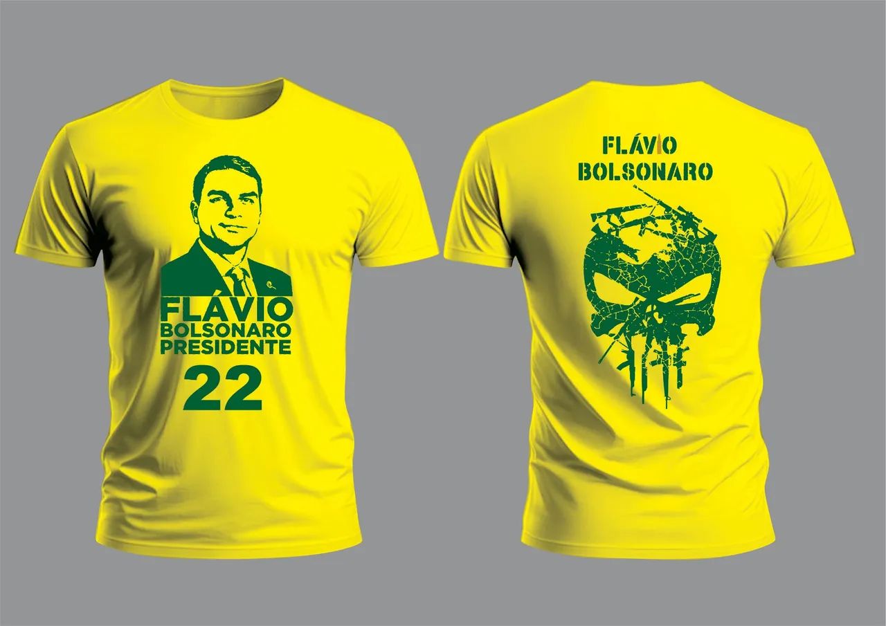 Camisas Flávio Bolsonaro 22 - Foto 2