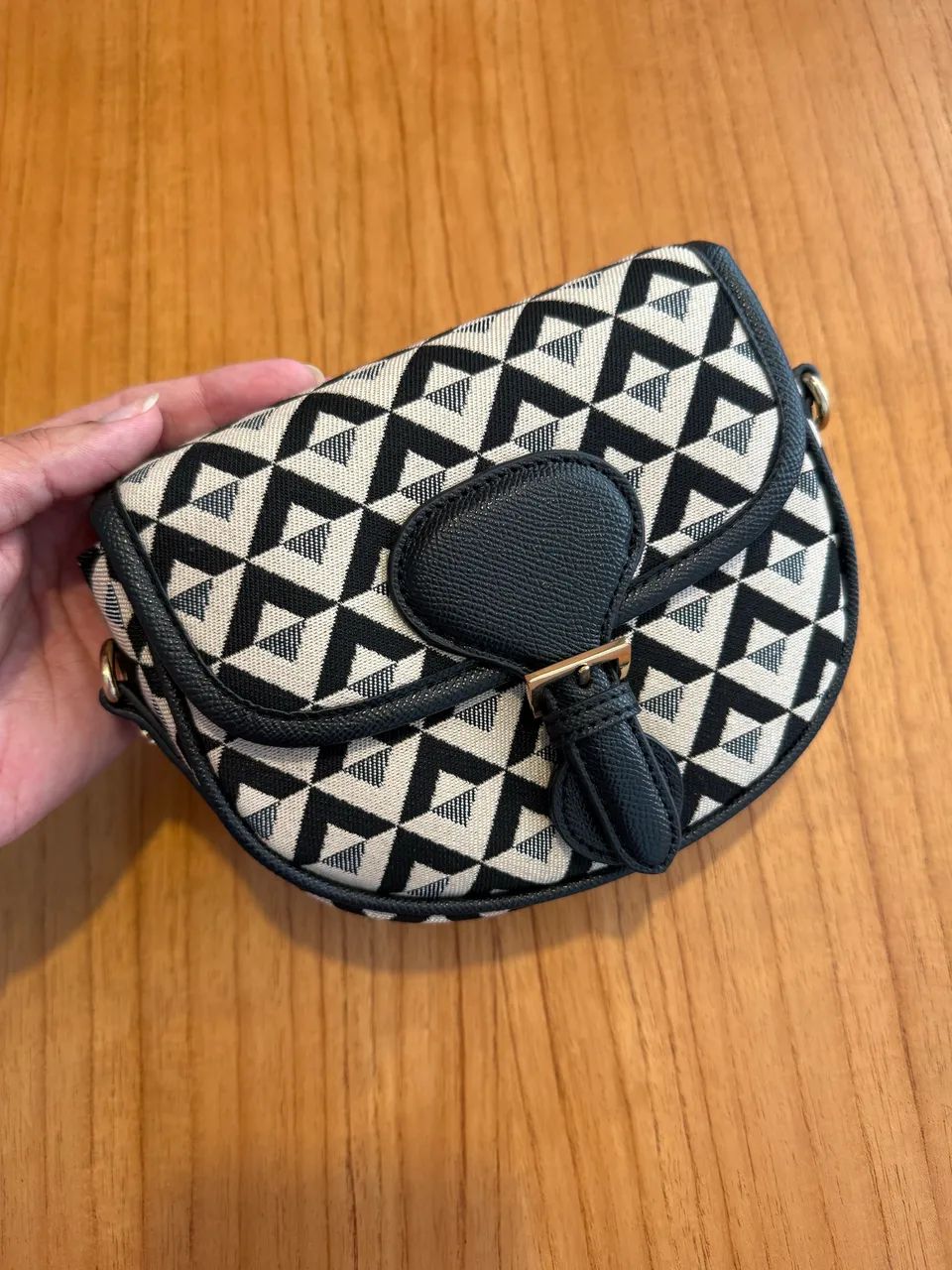 Bolsa estampada chevron - Foto 5
