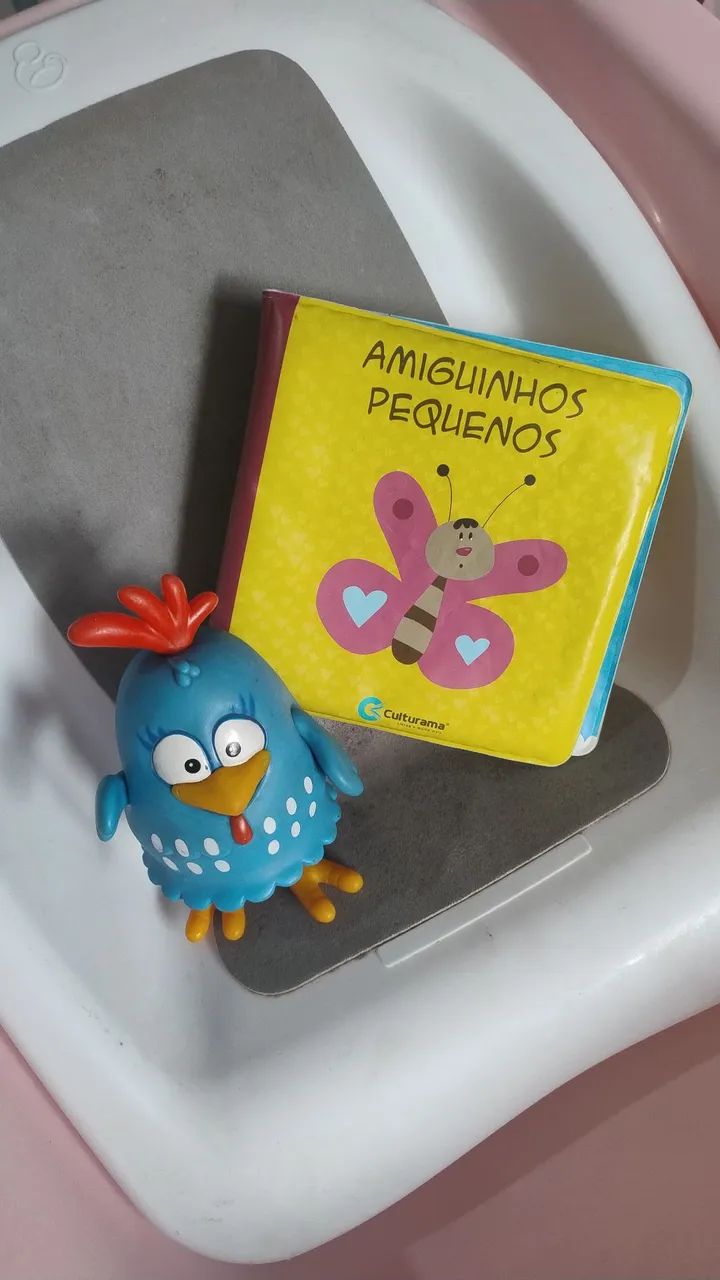 Banheira com apoio de banho e brindes infantis  - Foto 4