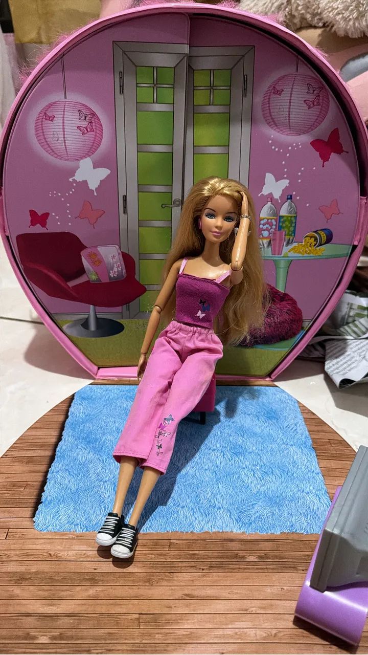 Playset quarto Diário da Barbie (RARO) leia a descrição  - Foto 2