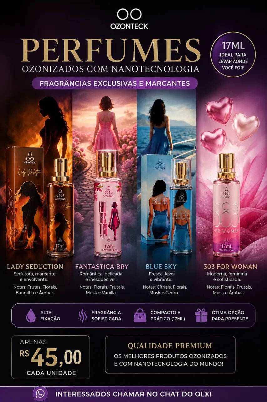     Perfume Importado 17ml - Alta Fixação - R$45 - Foto 3