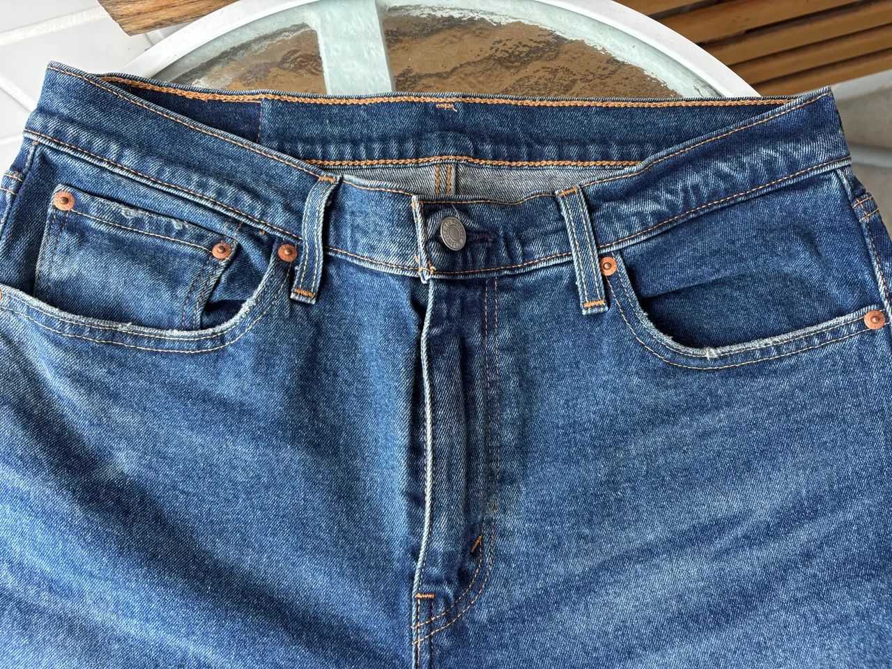 Calça Jeans Levis 512 Slim Taper Lavagem Média  - Foto 5