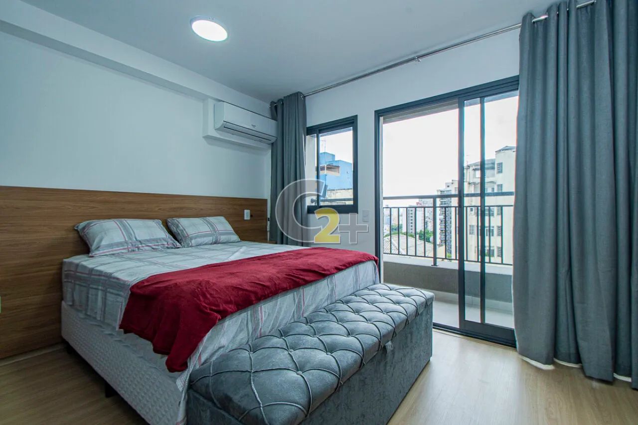 Apartamento Mobiliado a Venda Republica com 1 quarto, sem vaga