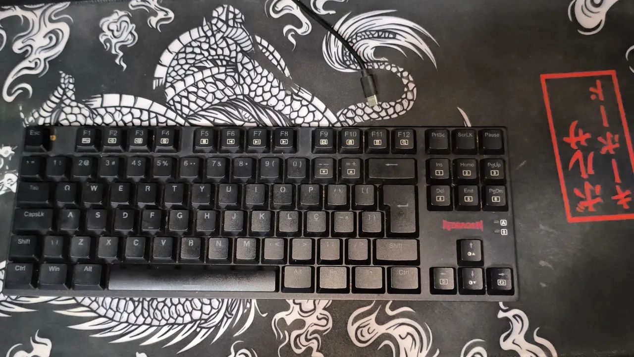 Kit mouse e teclado redragom mecânico  - Foto 2