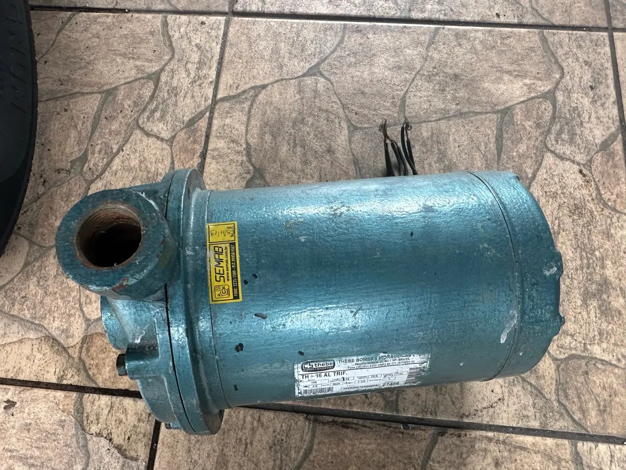 Bomba da água trifásico e 220v Thebe hidráulica 