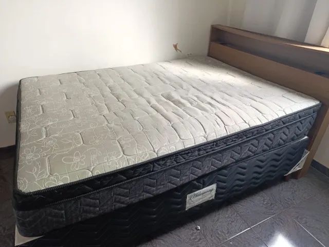 Cama Box + Colchão + Cabeceira com tomadas - Foto 5
