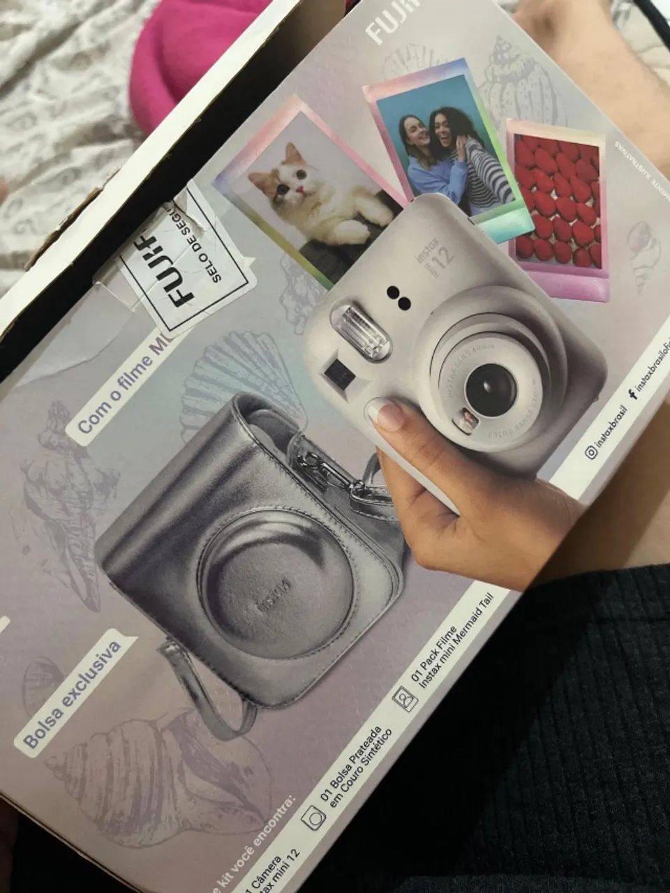 CÂMERA INSTAX MINI 12 BRANCA  - Foto 4