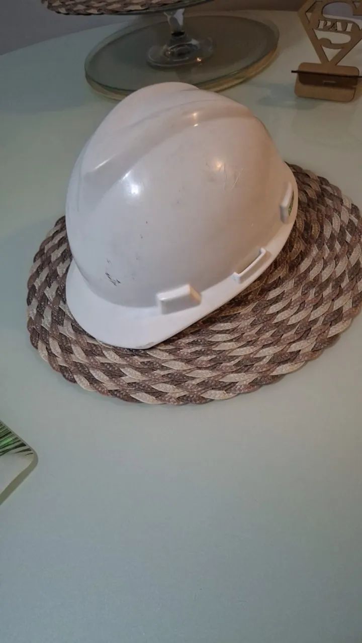 Capacete de Obras MSA, original.