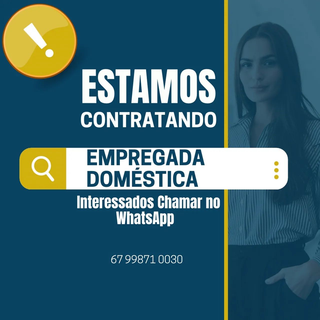 Contrata-se Empregada Doméstica 