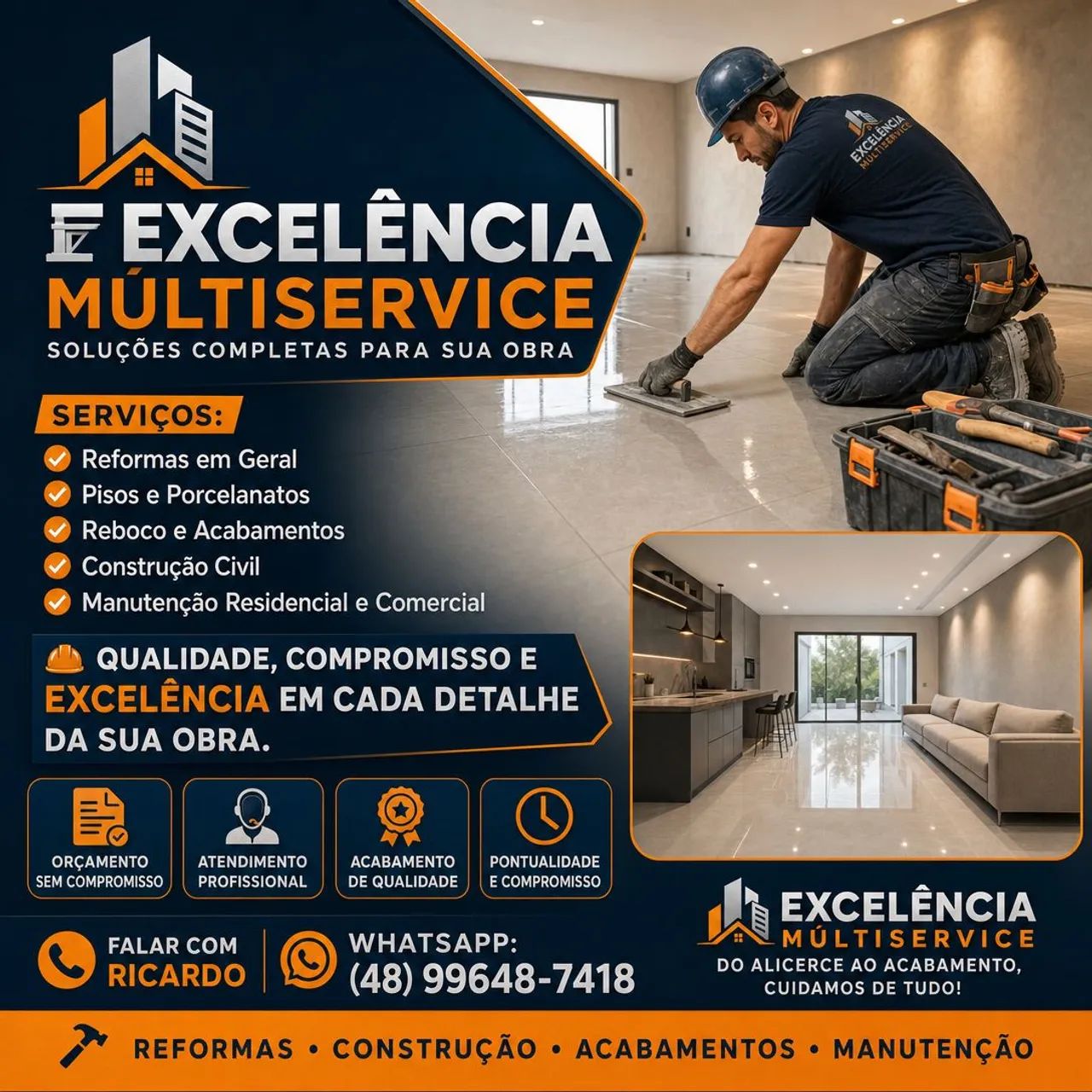 Empreiteira em Florianópolis | Reformas, Pisos e Construção Civil