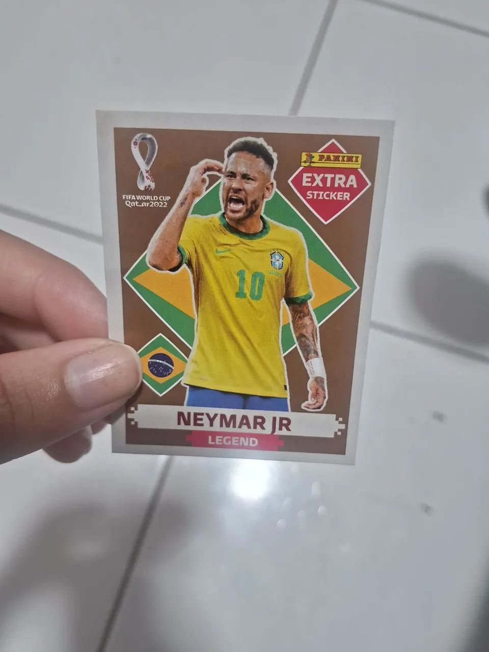 Figurinha bronze legend do neymar - Foto 2