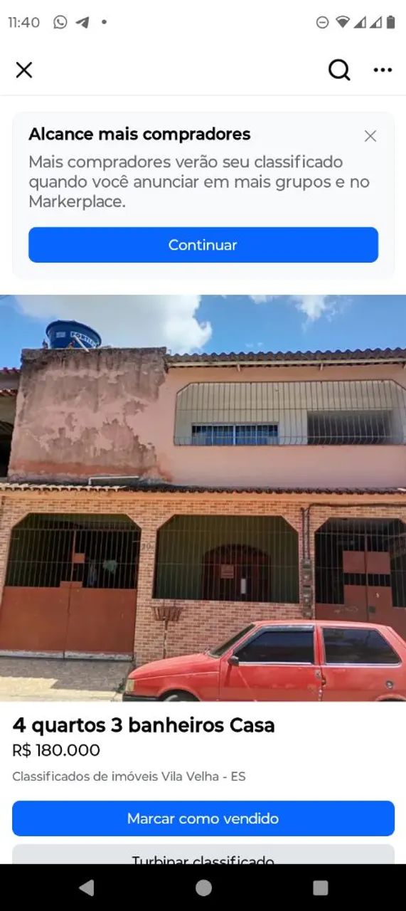 Vendo duas casas com 1 garagem
