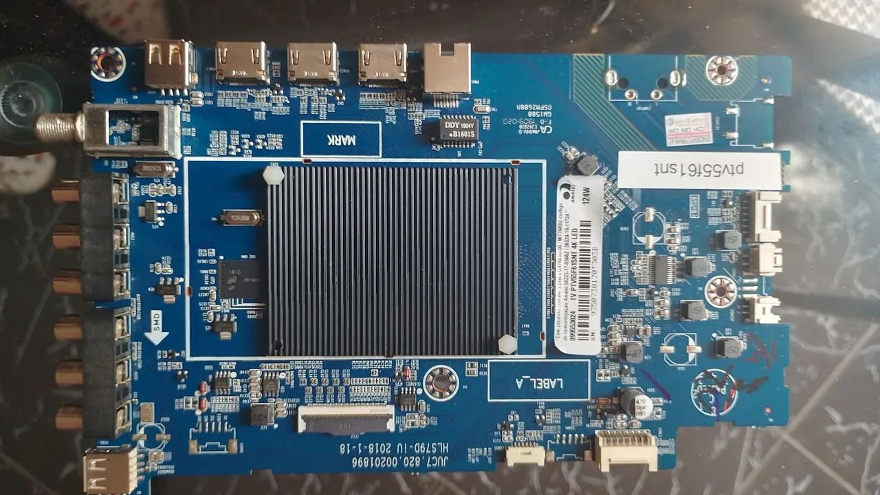 Vendo placa principal TV Philco 55 polegadas modelo ptv55f61snt Nova  - Foto 5