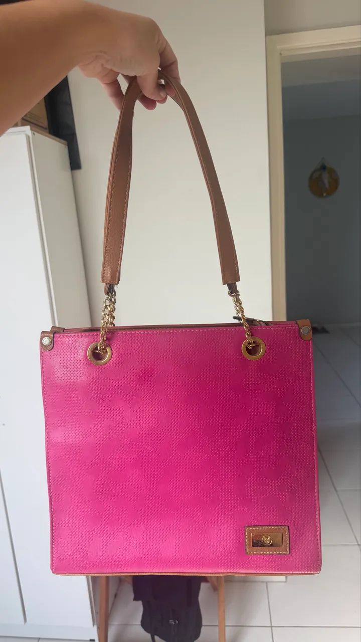 Bolsa Mônica Sanches Rosa Média