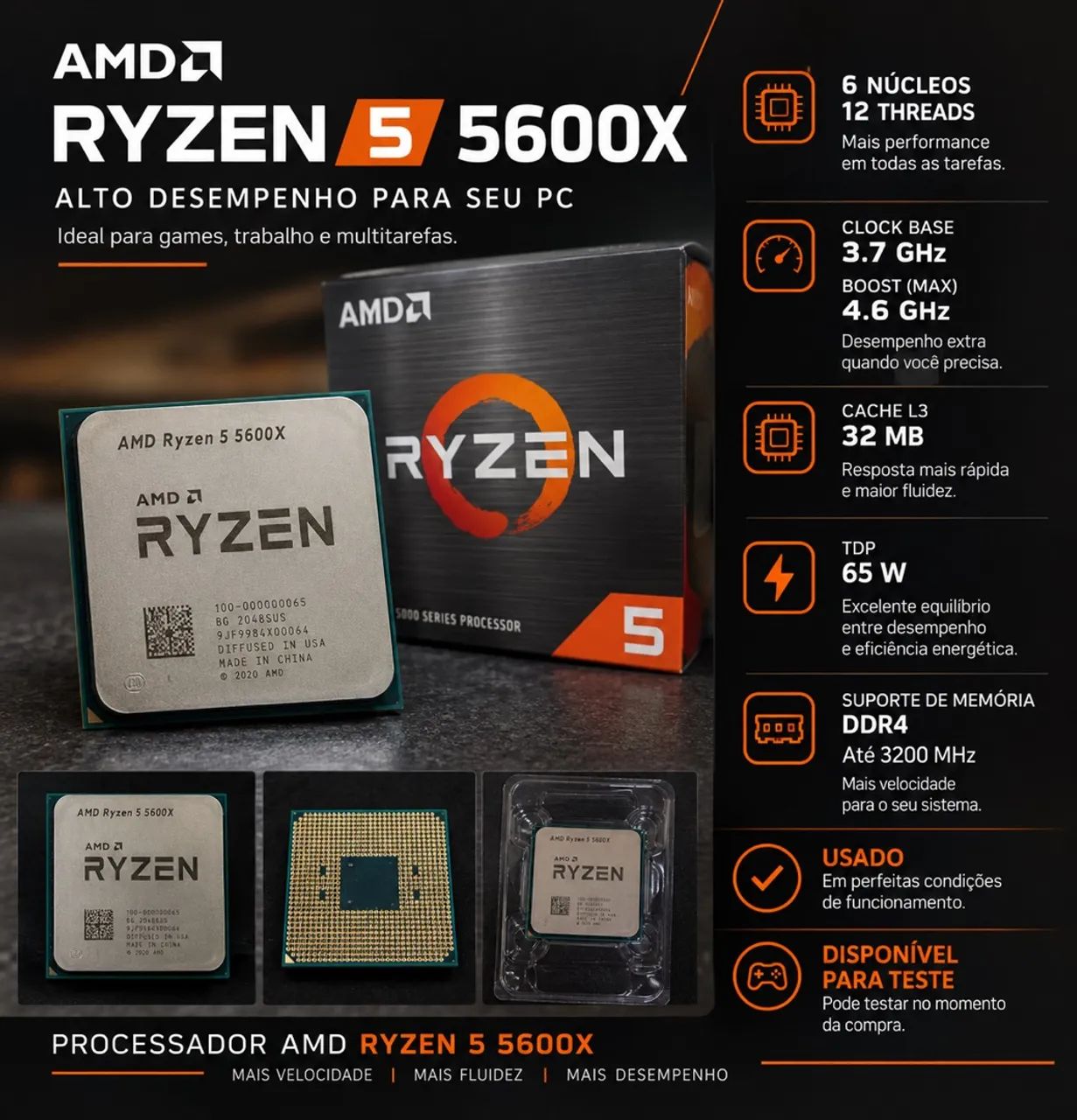 AMD RYZEN 5 5600X