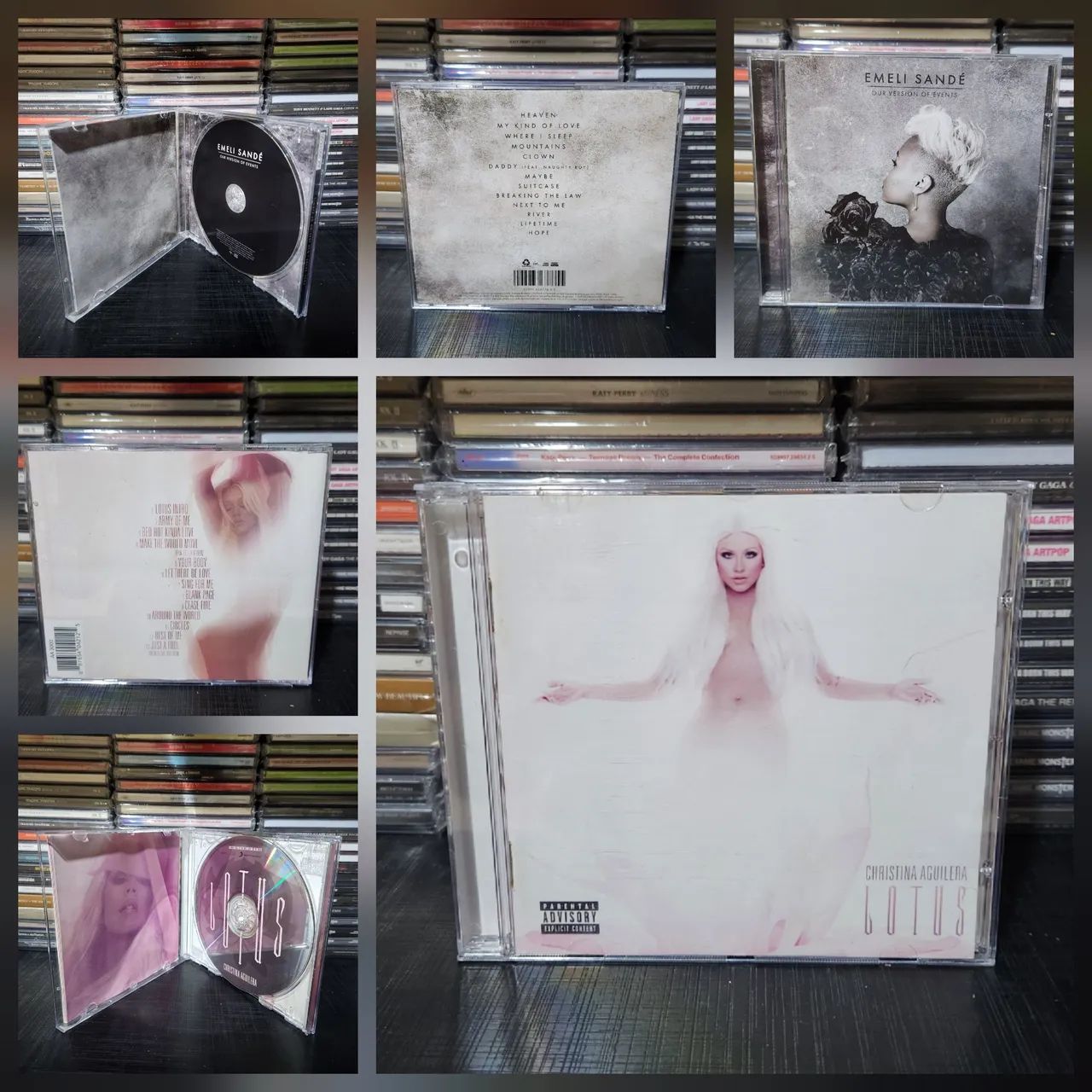 Cd Christina Aguilera lotus + emeli sande