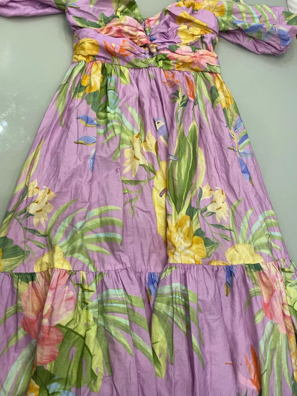 VESTIDO FARM ESTAMPADO LONGO  - Foto 3