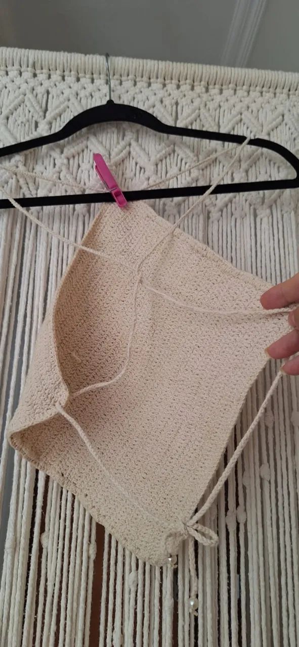 Cropped de Crochê - Foto 2