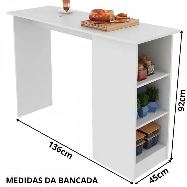 Bancada Gourmet Americana Cozinha - Foto 5