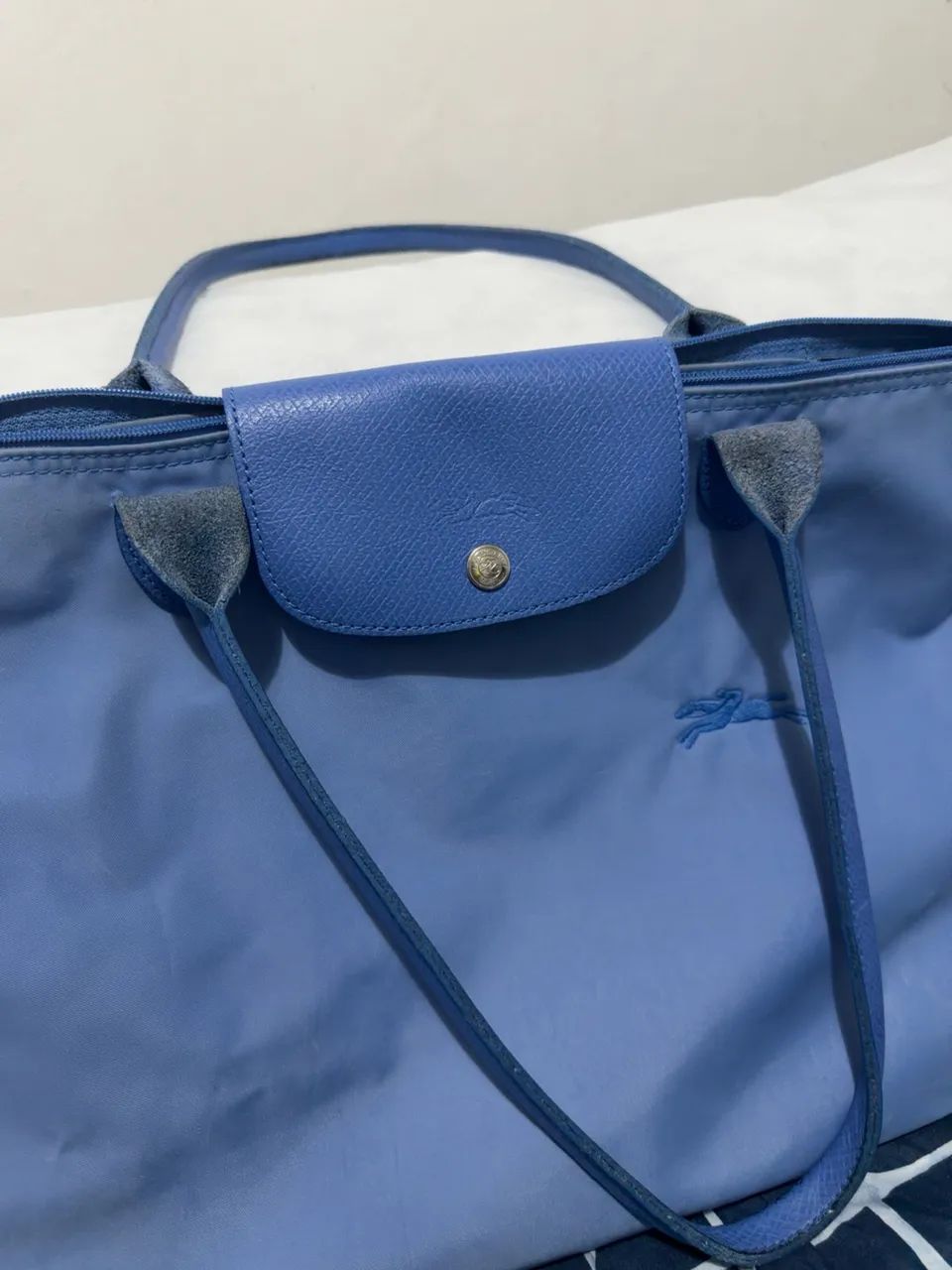 Bolsa Longchamp Original Azul  - Foto 2
