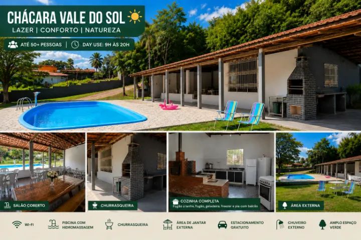Chácara Vale do Sol | Day Use em São José dos Campos