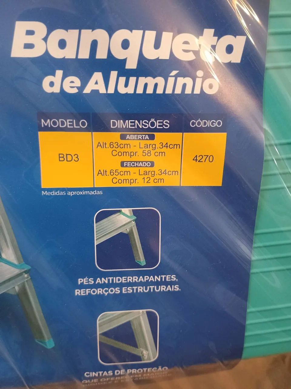 Banqueta Alumínio  - Foto 3