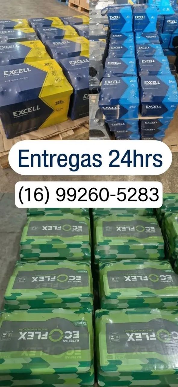 Baterias 60 amperes 