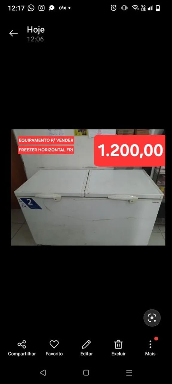 Freezer horizontal Fricon