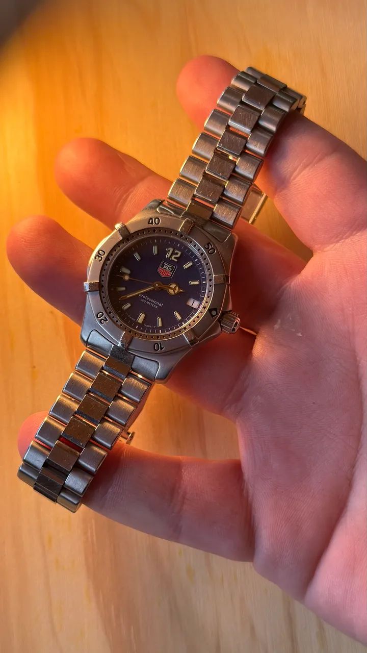 Relógio TAG Heuer Professional Original - Mostrador Azul - Foto 3