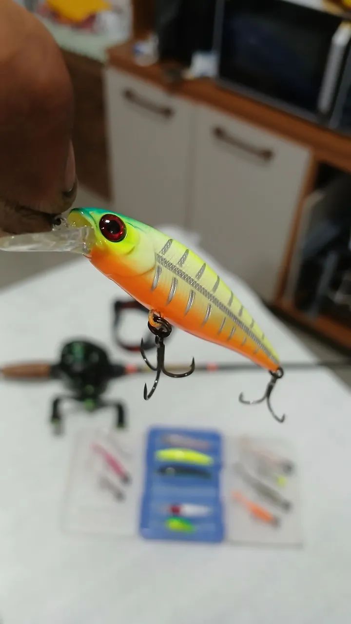 KIT Carretilha GENKI 8 (BARBADA) - Foto 6