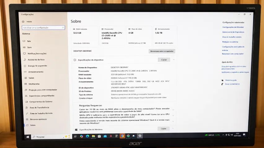 CoComputador Gamer Xeon - 32GB RAM - SSD + HDD - Pronto para uso - Foto 4