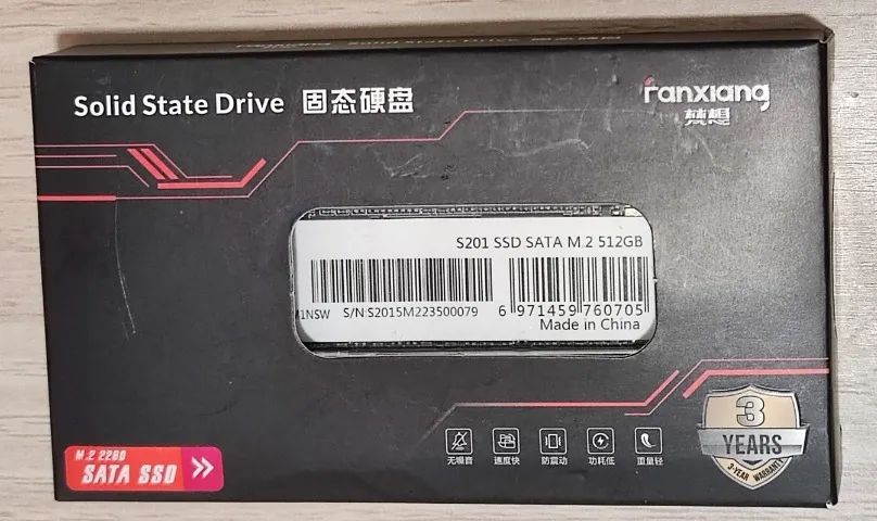 SSD Fanxiang S201 512Gb M2 SATA - 2280 ! - Armazenamento