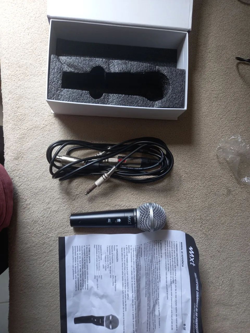 Microfone dinâmico mxt com fio - Foto 3