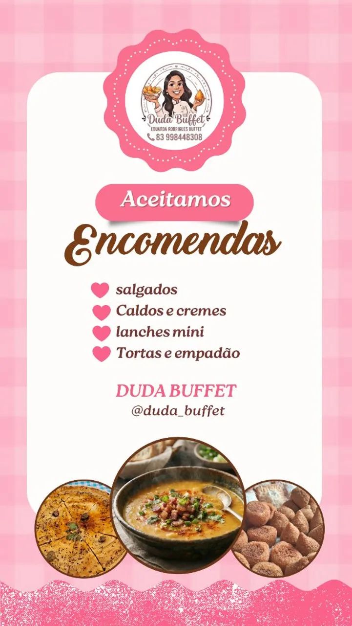 Buffet completo para seu evento