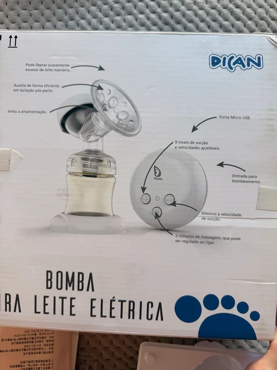 Bomba tira leite elétrica  - Foto 3