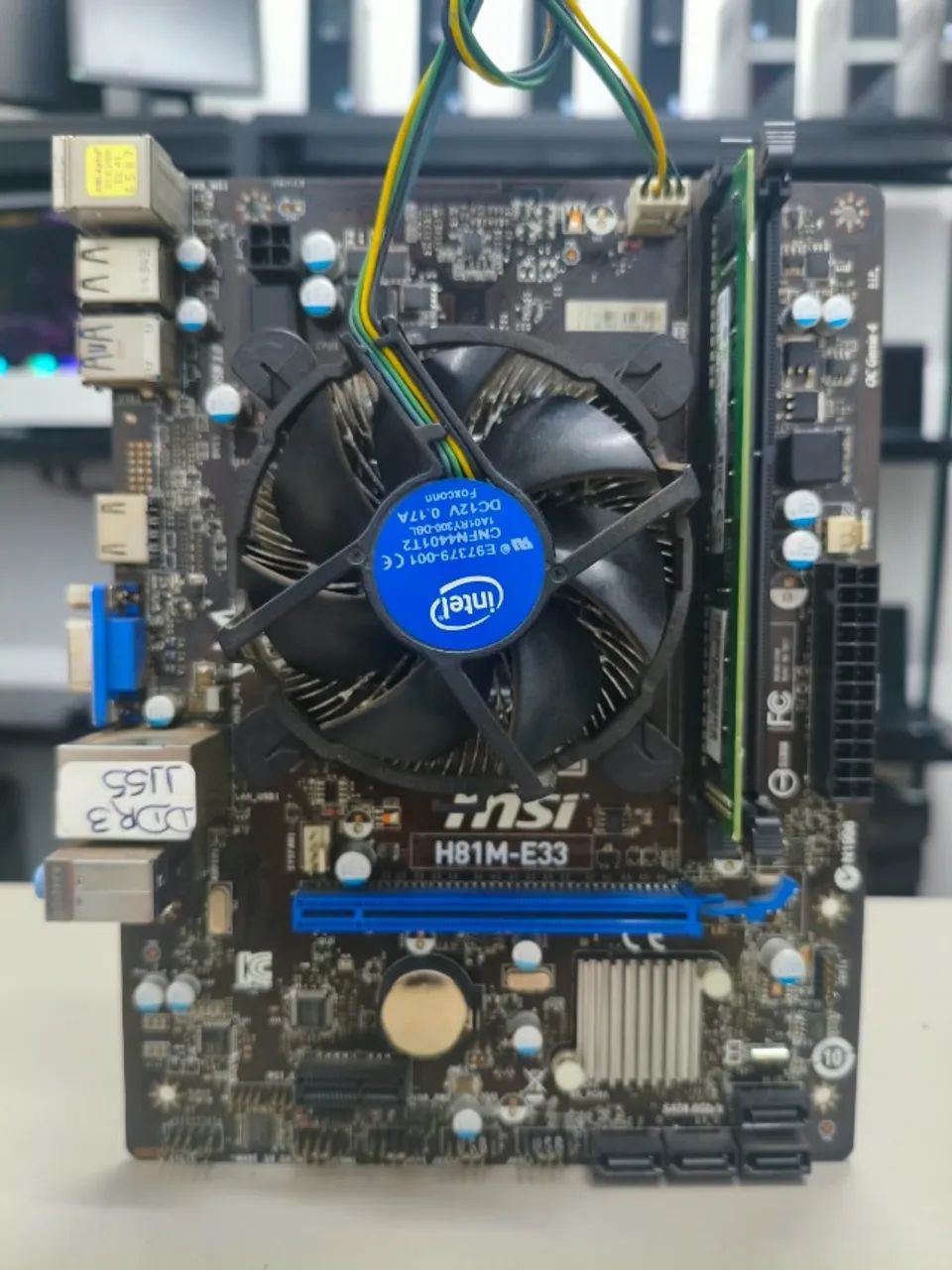 PLACA MÃE 1155 KIT - BARATO  - Foto 2