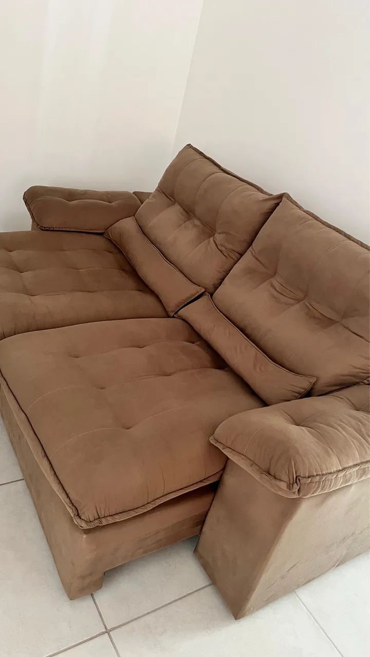 Sofá Retrátil Reclinável 3 lugares - Foto 3