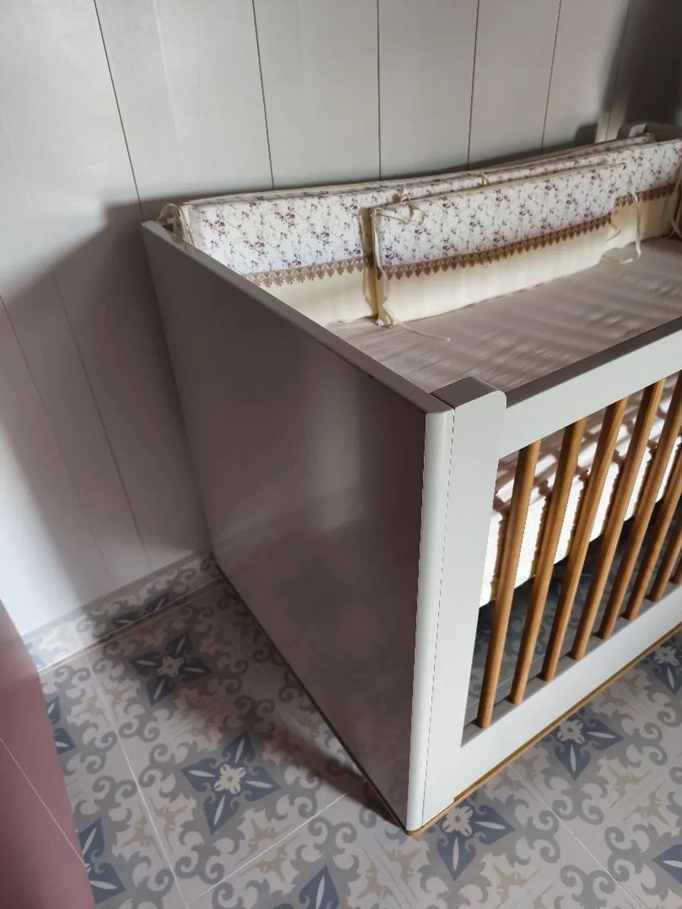 Berço americano/mini cama + colchão +kit berço - Foto 2