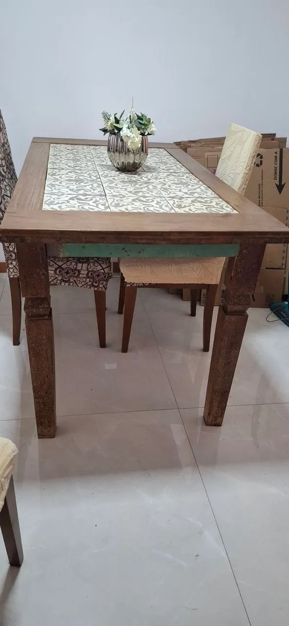 Mesa Madeira Maciça  - Foto 3