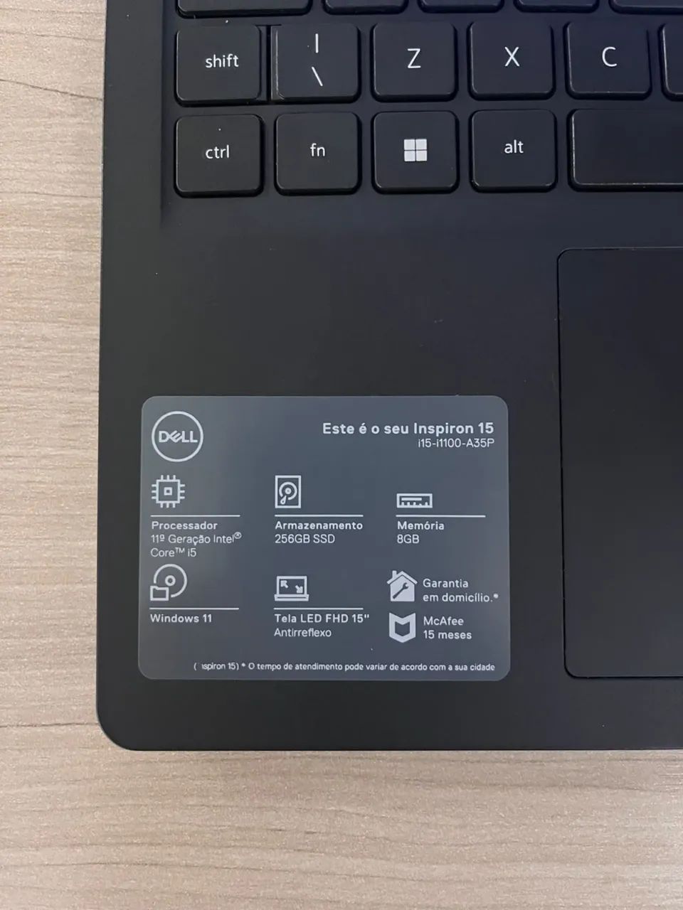 COMPUTADOR DELL INSPIRON 15 conservado (BARATO!!!) - Foto 3