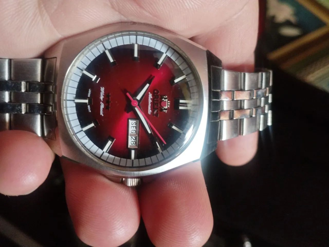 Relógio orient masculino automático novinho usado pouco  - Foto 2