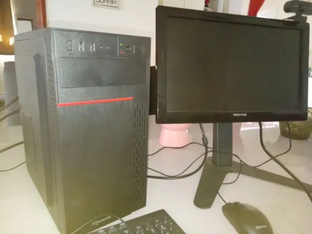 Computador de mesa, desktop, Positivo, completo.