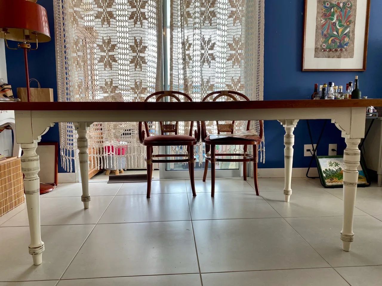 Linda mesa estilo provençal - Foto 3