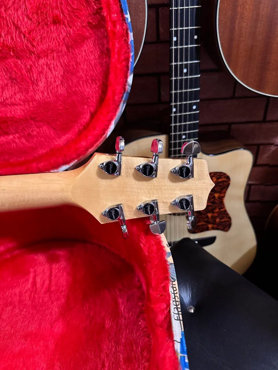 Violão Takamine Japonês PT07E jumbo valvulado regulado elixir ANALISO TROCAS - Foto 6