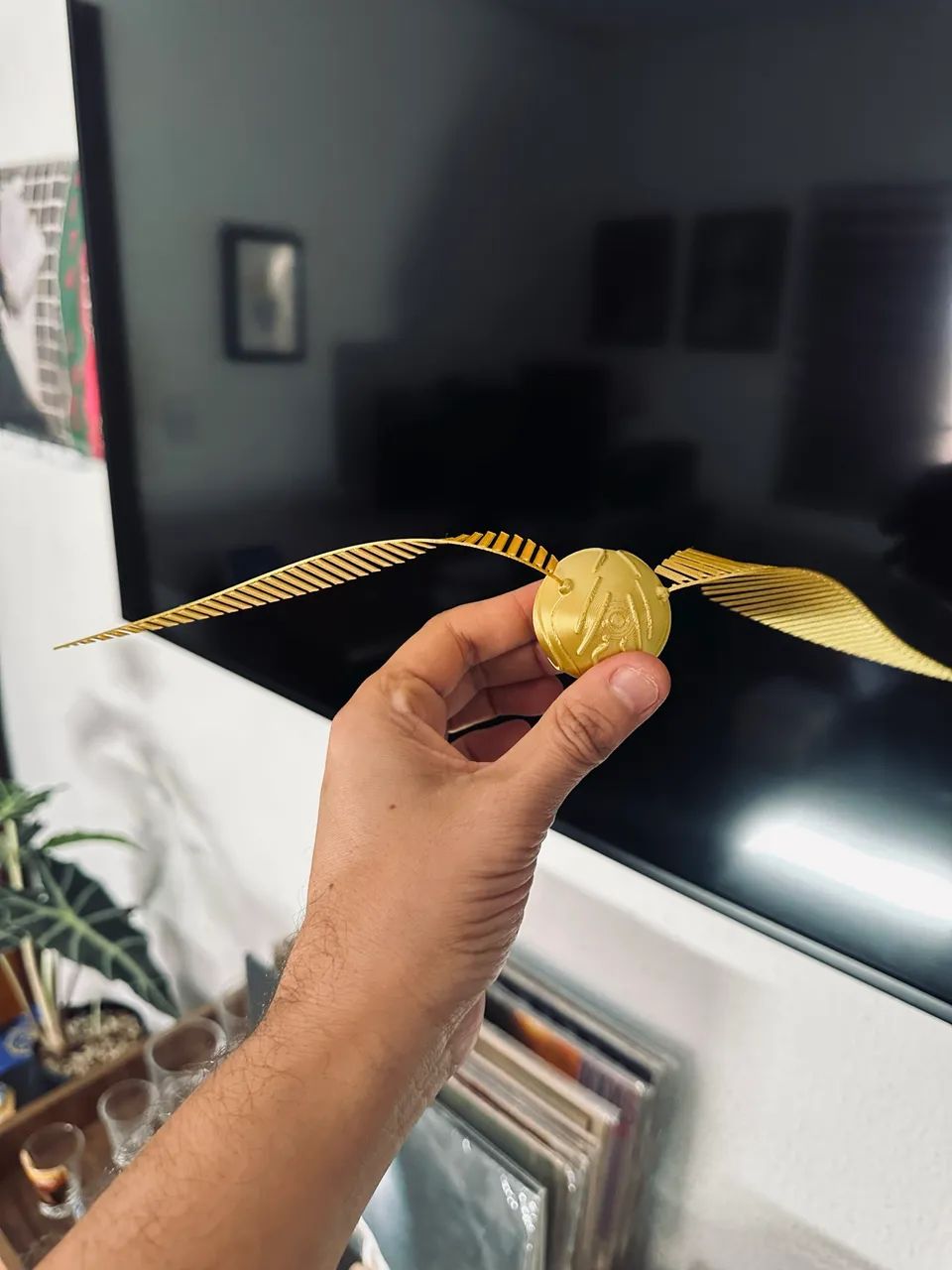 Pomo de Ouro Harry Potter Asas flexíveis - Foto 3