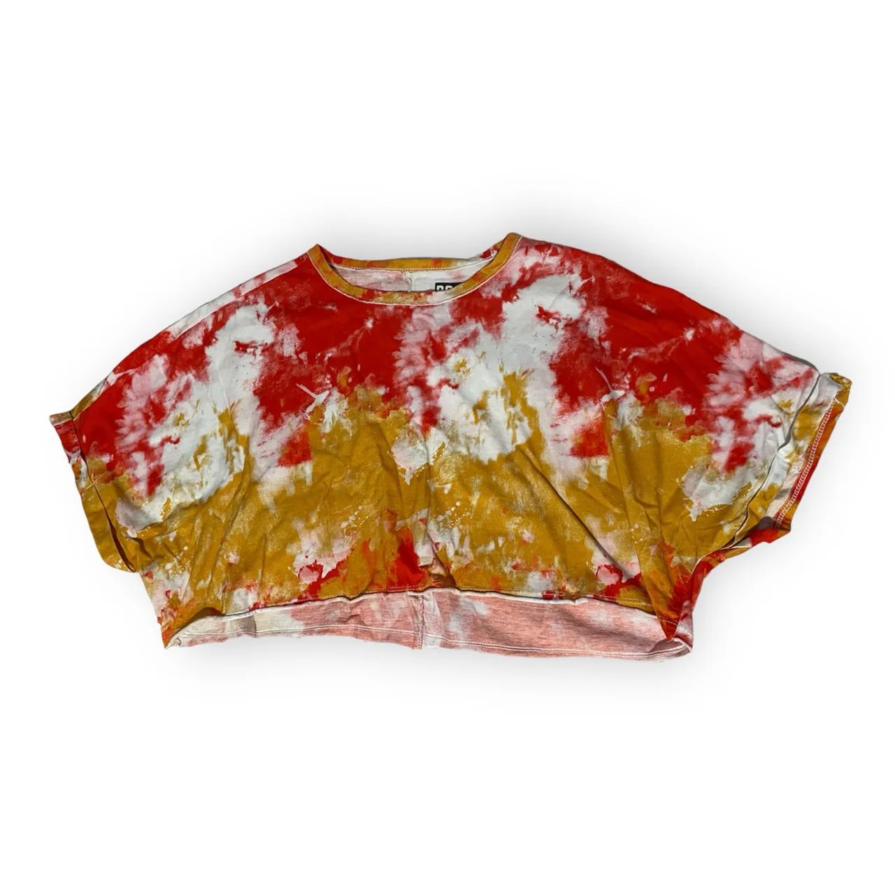 Camiseta cropped tie dye feminino  - Foto 2