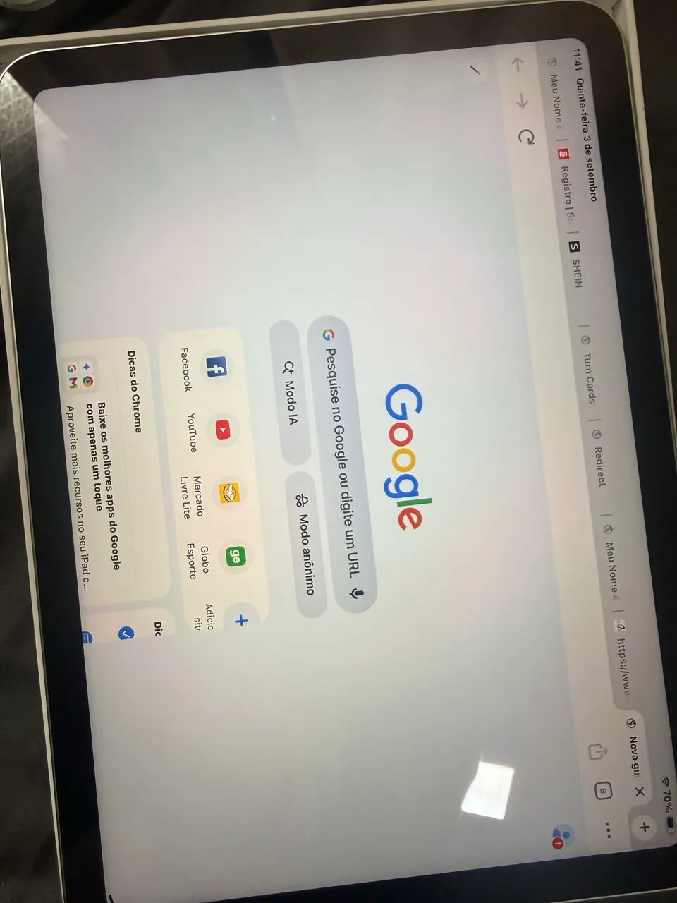 Tablet iPad 11 impecável 