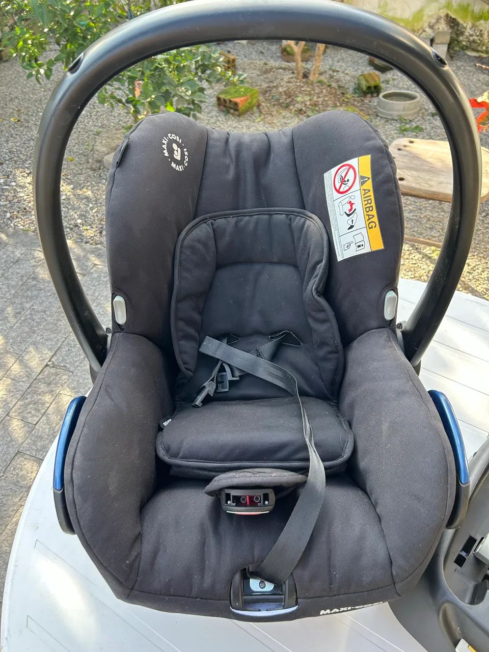 Trio carrinho de bebê, bebê conforto e Base veicular. Maxi-Cosi - Foto 3